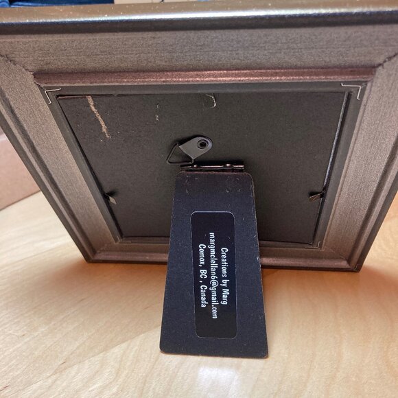 Framed Handmade Nativity Knit One of a Kind - Picture 5 of 7